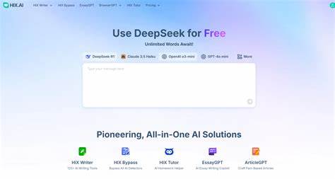 DeepSeek 以开源大模型和低成本训练策略在人工智能领域崛起,通过 HIX.AI 提供稳定、免注册的在线接入,适合学生、开发者与中小企业实现高效智能化应用
