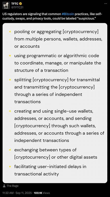 随着数字资产的快速发展,美国财政部计划通过扩展爱国者法案针对比特币的自我托管实施更严厉的监管措施,这对比特币用户的隐私保护和金融自由构成了重大威胁。本文深入解析财政部的新政策动向及其对数字货币生态系统的影响。
