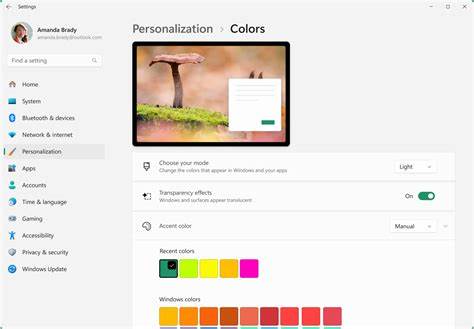 通过调整Windows的颜色模式和突出色彩,用户可以实现更加个性化和舒适的操作界面,提升使用体验和工作效率。深入了解如何根据环境和喜好切换浅色与深色模式,以及如何自定义强调色彩,打造更具视觉吸引力和功能性的Windows桌面。
