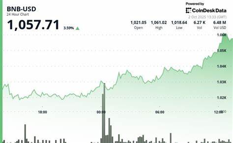 在美联储降息预期升温的大环境下,BNB以超过3.5%的涨幅跃过关键阻力位。文章解析市场背景、链上成本变化、哈萨克斯坦主权数字资产布局以及短期技术面与风险管理要点,帮助读者理解BNB此轮反弹的内外驱动因素与潜在影响。
