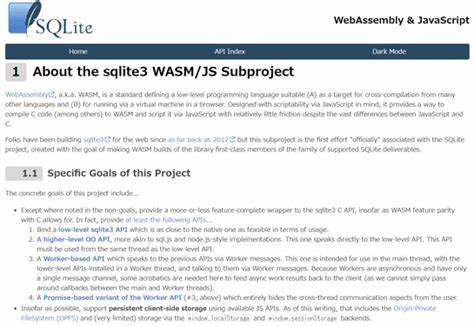 随着WebAssembly 3.0的发布,SQLite 3.51.0正式支持64位浏览器端WASM,使得数据库操作在浏览器端的性能和兼容性实现质的飞跃,这对于前端复杂应用开发和数据密集型任务具有重要意义。
