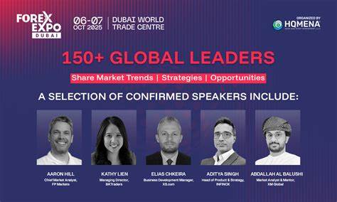 Forex Expo Dubai 2025将于10月6-7日在迪拜世界贸易中心举办,汇集逾150位全球外汇与金融科技专家,聚焦监管变革、AI驱动交易、风险管理与交易者教育,助力从业者捕捉机遇并建立跨境合作。
