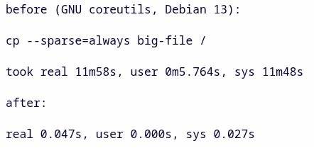 SquashFS文件系统通过引入SEEK_DATA与SEEK_HOLE功能,显著提升了稀疏文件处理效率,最新开发者基准测试展现了其惊人的性能突破,为Linux存储系统带来重要革新。
