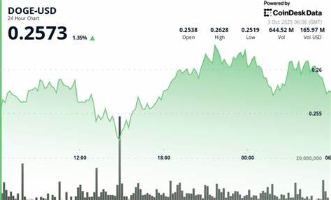 分析Dogecoin在0.251美元附近的支撑构建、0.262-0.264美元阻力区的重要性与若干技术与基本面驱动因素,评估ETF投机流、机构清算对币价短期波动的影响并提出风险管理与交易思路

