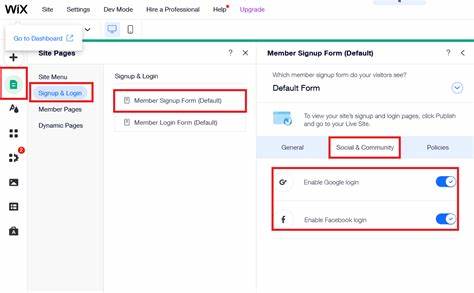 深入解析在Wix会员网站中关闭社交登录选项的方法,助力网站管理员优化用户注册流程,提升数据完整性与用户体验。详细介绍操作步骤及其背后的重要性,助您有效管理会员登录方式。
