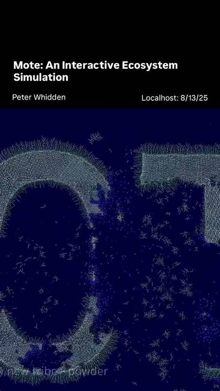 深入了解彼得·惠登开发的互动生态系统模拟Mote,揭示其技术创新、教育价值及对环境研究的贡献。
