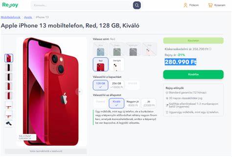 深入探讨如何通过REJOY.hu平台以优惠价格购买苹果iPhone 13系列手机,了解该平台提供的多项购机优势及消费者真实反馈,为用户选购提供全面参考。
