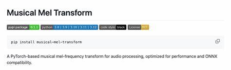 探索基于PyTorch的Musical Mel频率变换技术,揭示其在音乐信号处理与人工智能中的独特优势,特别是在半音和四分音的高分辨率音频特征提取方面的创新应用。
