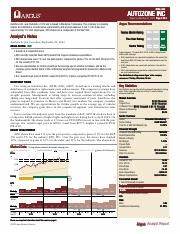 围绕AutoZone的公司历史、业务模式、最新业绩表现、竞争格局与投资要点展开系统分析,帮助读者全面把握汽车零配件零售龙头的机遇与风险
