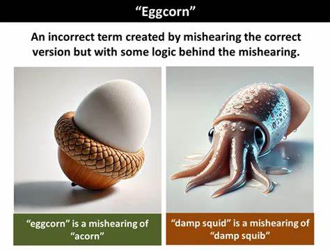探索Eggcorn这一语言现象的起源、特征及其与其他语言误用现象的区别,解读它如何反映语言的活力与变化趋势,帮助读者深入理解语言演变中的趣味现象和文化背景。
