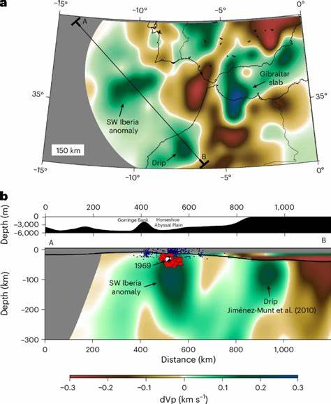 通过综合地震层析成像、海底地震台观测与数值模拟,揭示西南伊比利亚海域可能存在的海洋岩石圈剥离过程,对理解大洋板块回收、俯冲起始以及该地区极大地震的成因提供新的视角与解释
