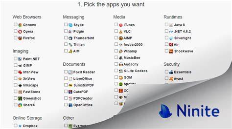 介绍Ninite的强大功能和优势,帮助用户快速批量安装或更新多款常用软件,提升效率的同时保证系统环境的安全与稳定。适合个人用户和企业管理员的最佳选择。
