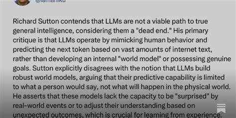 随着大型语言模型(LLM)遭遇越来越多的局限与批评,连支持"规模优先"理念的学界泰斗也开始调整立场。探讨为何纯粹依赖规模的路径走到瓶颈,可能的替代方案,以及研究者、企业和政策制定者该如何应对转型期的挑战与机会。
