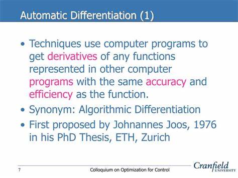 自动微分(Automatic Differentiation)作为现代科学计算和机器学习领域不可或缺的工具,广泛应用于优化和模拟中。然而,尽管其被视为准确高效的求导手段,自动微分在实际应用中仍可能出现数值不稳定和误差积累,导致错误的导数计算结果。本文深入探讨自动微分可能出错的原因及其背后的数值分析挑战,并介绍当前科学计算社区在解决这些问题上的最新进展。
