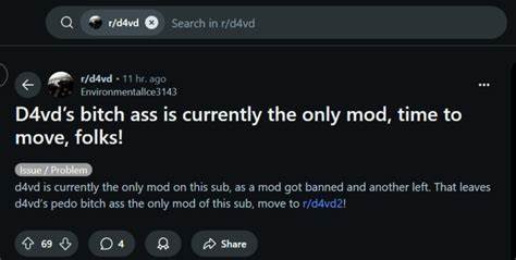 美国20岁新晋歌手D4vd因涉及一宗未成年少女死亡案件引发广泛关注,同时他作为自己Reddit社区的唯一管理员,删除针对案件的批评帖,引发粉丝和公众热议。
