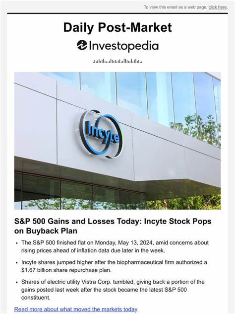 深入剖析Incyte公司股票近期的表现,比较其与标准普尔500指数的涨幅,解析背后驱动因素及未来投资潜力,帮助投资者做出明智决策。
