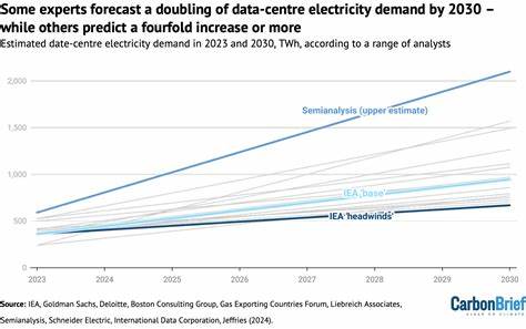 探索在人工智能快速发展的背景下,数据中心能源消耗及其碳排放的现状与未来趋势,深入分析行业影响与可持续发展挑战。
