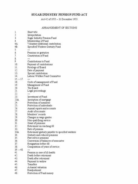 对毛里求斯糖业退休基金(Sugar Industry Pension Fund,SIPF)的全面解析,涵盖其历史背景、治理结构、资金来源、投资策略、面临的挑战与改革建议,帮助政策制定者、从业者与研究者理解糖业养老金体系在发展中国家转型期的关键问题与应对方向。
