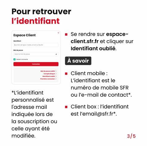 全面解析SFR Espace Client的身份验证表单使用流程、注册与找回密码方法、隐私与cookies管理以及常见问题的解决方案,帮助用户顺利管理宽带与移动服务账户
