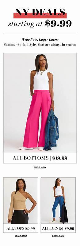 纽约公司夏季最后机会大促销为消费者带来丰富多样的时尚单品,以极具吸引力的价格打动人心。无论是日常服饰、夏季鞋履还是配饰,这场销售活动都为时尚爱好者提供了绝佳的购物机会,助力打造多样化的夏日造型。
