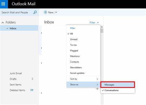 详尽讲解如何在 Outlook 网页版中取消邮件会话分组、隐藏邮件列表中的预览内容以及管理或阻止自动保存联系人并提供替代方案与隐私保护建议,帮助用户恢复更直观、更私密的收发体验
