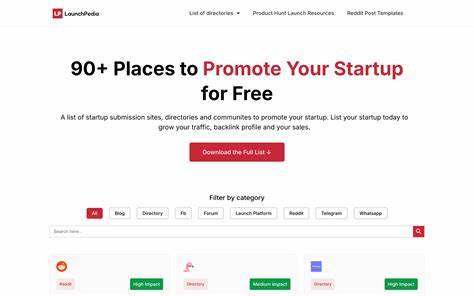 探索多种免费平台和资源,帮助创业者提升品牌曝光度,获取潜在客户,实现业务增长。了解如何通过社交媒体、在线社区和目录网站高效推广你的创业项目。
