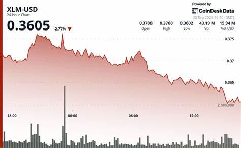 机构抛售阴影下的恒星币XLM:从0.38到0.36的下行密码与后市展望
