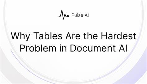 表格作为文档中的重要结构,承载着大量复杂信息,但在文档人工智能领域却成为最具挑战性的对象。理解表格的几何结构和语义关系,对于实现高精度的数据提取和智能处理至关重要。深入解析表格的独特难点及其在各行业中的影响,为推动文档AI技术发展指明方向。
