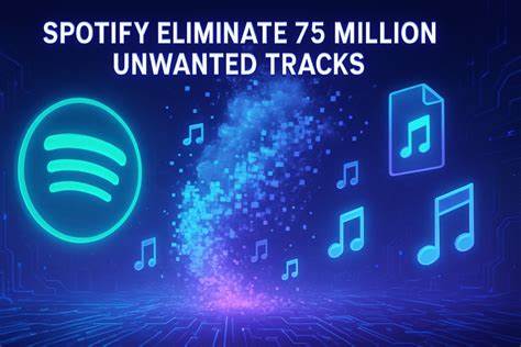随着人工智能技术在音乐创作领域的广泛应用,Spotify不断加强平台防护,清理数千万"垃圾"曲目,保护原创艺术家权益,推动音乐生态健康发展。本文深入解析Spotify新政策的实施背景、具体措施及其对音乐产业的深远影响。

