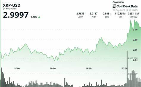 随着欧洲监管环境趋于明朗,XRP价格在机构资金推动下强势突破3美元大关,Ripple与BBVA的合作为传统银行采纳区块链结算注入信心,本文深入解读XRP走势及市场关键因素。
