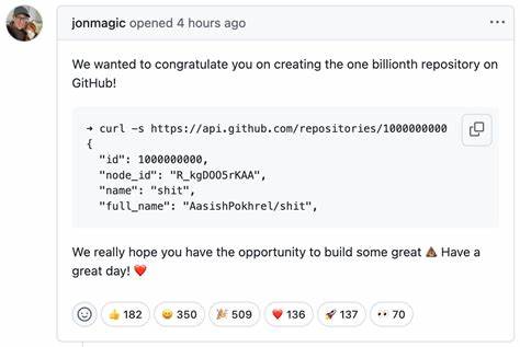 回顾 GitHub 第十亿个仓库出现的那一刻,解析事件背后的技术指标、社区反应、命名争议与对开源治理、可持续性与开发者实践的启示
