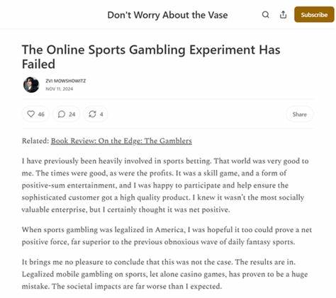 随着美国各州逐步合法化线上体育投注,相关的金融和社会影响日益显现。本文深入分析了体育博彩合法化带来的破产率飙升、家庭储蓄减少及家庭暴力增加等问题,探讨现有体育博彩产品的缺陷及智能手机平台带来的危害,并对未来监管路径提出建议。
