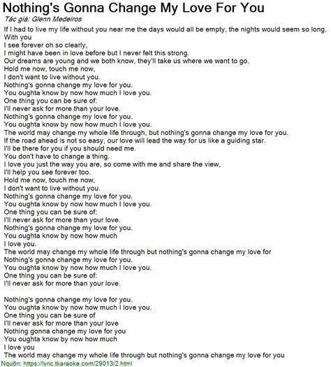 从创作背景、情感主旨到中文意境化解析与翻唱建议,全面解读Nothing's Gonna Change My Love for You的魅力与文化影响,帮助读者理解歌词内涵并掌握合适的中文表达与演绎方法。
