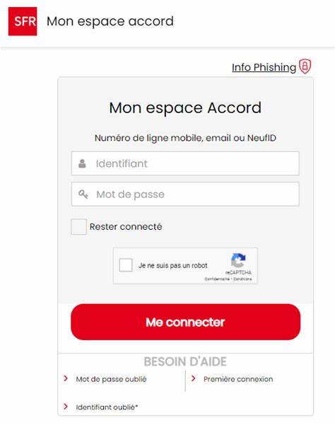 深入解析 SFR 的 Mon Espace Accord 个人空间功能、登录流程与常见问题,提供防范钓鱼攻击和账户被盗的实用建议,帮助用户高效管理账单、合同和个人信息
