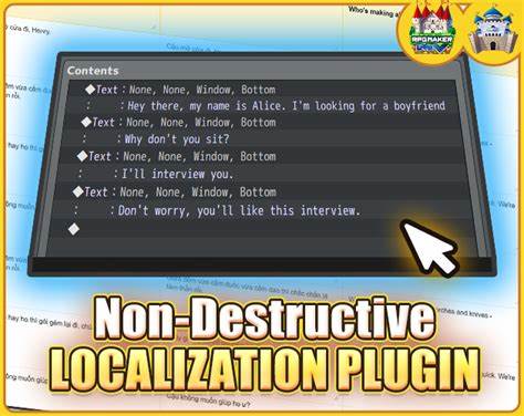 面向 RPG Maker MV 开发者的深度翻译插件指南,涵盖主流插件比较、安装配置、数据库与运行时文本翻译方法、工作流程建议、常见兼容与字型问题解决方案,帮助实现多语言游戏发布与高效协作

