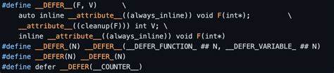 了解如何在C语言中通过GCC的特有扩展实现资源自动释放机制。探索defer宏的实现原理、优势以及在实际开发中的应用,帮助开发者更高效安全地管理内存和资源。
