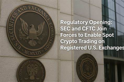随着加密货币市场的快速发展,美国证券交易委员会与商品期货交易委员会联合发布重要声明,明确支持合规注册平台开展现货加密资产交易,有效推动数字资产市场规范发展,助力美国成为全球加密交易枢纽。
