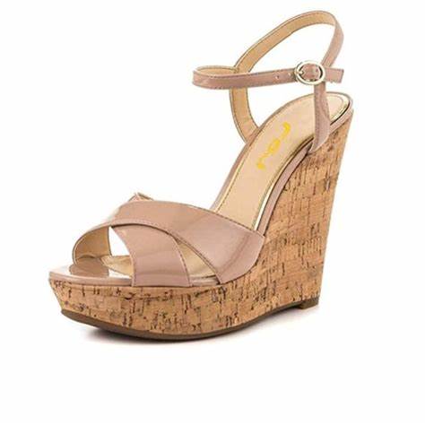 Cork Heels on FSJ Shoes