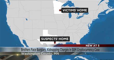 两名德州兄弟因涉嫌在明尼苏达州绑架一家人并劫持八百万美元加密货币被联邦起诉,此案件反映出数字资产安全面临的新威胁,引发执法部门对相关犯罪现象的高度警惕。

