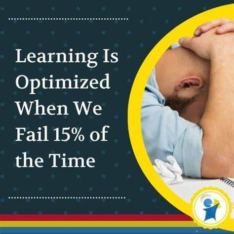 深入探讨学习过程中失败的重要性以及为何保持约15%的错误率能够显著提升学习效果,为教育方法和个人成长提供科学依据。
