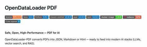 深入解析OpenDataLoader-PDF工具,展示其在结构化PDF解析领域的独特优势和广泛应用,助力提升文档处理效率与数据准确性。
