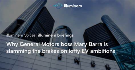 当马丽·巴拉按下刹车:通用汽车为何放缓激进的电动化步伐
