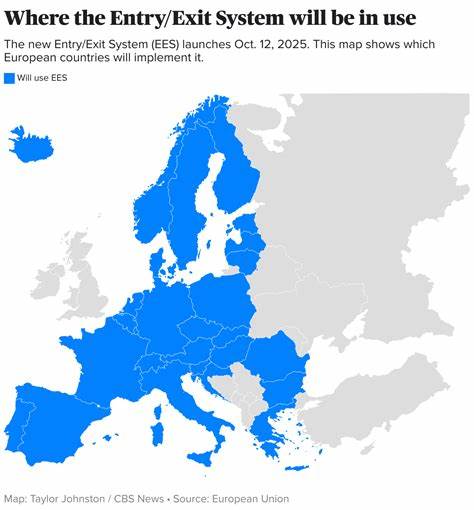 美国人赴欧将被采集指纹与面部影像:2025年入境新规详解与实用出行建议
