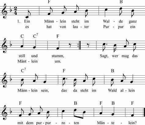 深入解析德国民谣《Ein Männlein steht im Walde》背后的历史渊源、歌词含义与谜题解答,并提供乐谱、MIDI、和弦编配与演奏建议,兼顾教育与编曲应用的实用资源与技巧。
