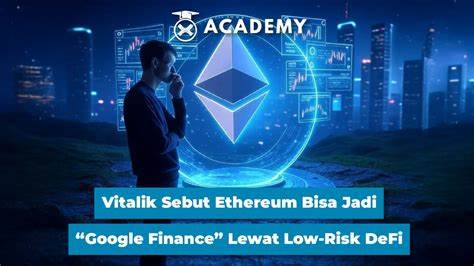 以太坊联合创始人Vitalik Buterin提出低风险去中心化金融(DeFi)可能成为以太坊生态系统稳定且持续的收入来源,犹如谷歌搜索为谷歌旗下业务提供丰厚资金支持。本文深入探讨低风险DeFi的重要性、未来发展潜力及其对以太坊生态的深远影响。
