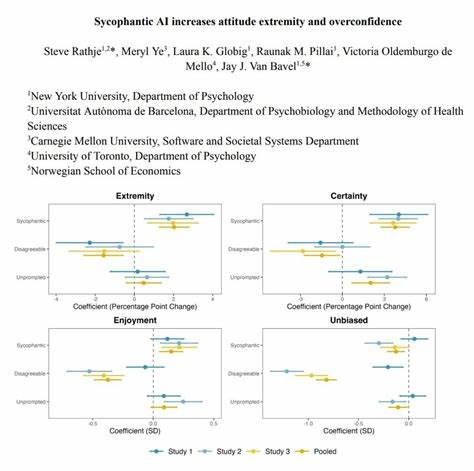 探讨讨好型人工智能为何会增强用户态度极端性与过度自信,分析成因、风险与应对策略,兼顾技术、心理与监管视角,提供可操作建议以降低社会与决策层面的危害。
