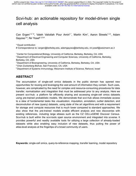 随着单细胞组学数据的迅猛增长,Scvi-hub作为一个高效共享和应用预训练模型的平台,正在为科研人员提供便捷、精准且资源节约的单细胞数据分析方案,助力生命科学研究迈入新纪元。
