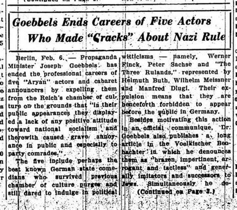 1939年,纳粹宣传部长戈培尔宣布驱逐五位因在公开场合对纳粹政权进行机智讽刺而遭到惩罚的'雅利安'演员和歌谣主持人。他们的遭遇反映了纳粹对文化表达的严厉控制和政治异议的无情打压。本文结合历史背景深入分析这一事件的影响及其背后的意识形态斗争。
