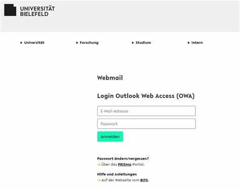 全面介绍比勒费尔德大学的Webmail系统,包括登录方法、密码管理及使用帮助,助力师生高效利用在线邮箱服务。
