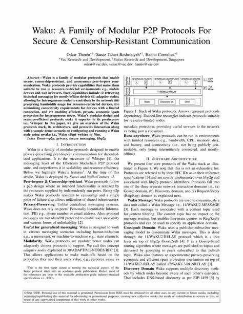 介绍Waku协议家族的设计理念、核心技术、隐私与抗审查特性、实际应用场景及未来发展,帮助开发者与组织评估其在去中心化通信与分布式应用中的价值。
